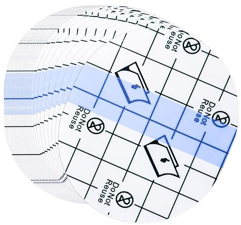 100Pcs Waterproof Adhesive Bandages, 6 x 7cm Transparent Tattoo Cover Up Tape Tattoo Aftercare Bandage, Protective Waterproof Film Bandage for Wound Dressing, Swimming, Shower