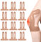 ARTGUTS 12 Stück Precut Kinesiotapes Knie, Wasserfestes Knieschutz Kinesiotape,Elastisches Physio Tape für Knieschmerzen beim Sport (Hautfarbe)