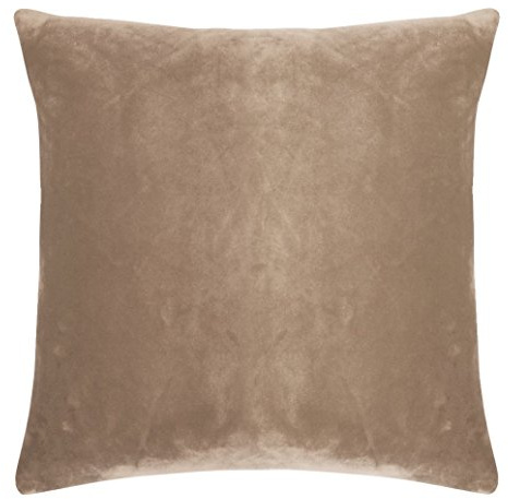 Pad - Kissenbezug - Kissenhülle - Smooth- Samt - beige - 50 x 50 cm