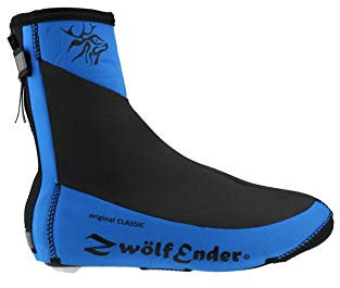 Zwölfender Classic blau Größe XXXL Winddichte, wasserdichte und wärmeisolierende Neopren-Überschuhe für Herren und Damen | Schuhüberzug Kälteschutz Thermo Überschuhe Rennrad MTB
