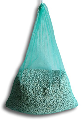 ZEOLITH 10kg Filtermaterial 8-16 mm + Filtersack XL 43x60 cm für Koiteiche, Gartenteiche, Zierteiche und Schwimmteiche