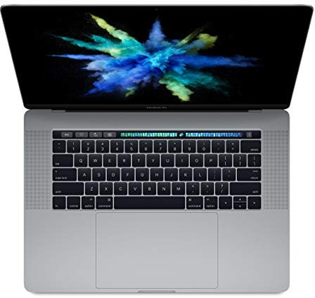 Apple MacBook Pro 15-inch Laptop with Touch Bar (Intel Core i7, 16 GB RAM, 256 GB SSD, Radeon Pro 450, OS X 10.12 Sierra) - Space Grey - 2016 - MLH32B/A - UK Keyboard