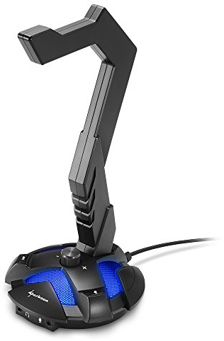 Sharkoon X-Rest 7.1 Surround Sound Kopfhörer supporto nero