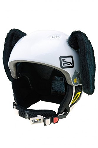 Crazy Ears Helm-Accessoires Hase Hund Ohren Ski-Ohren Tierohren, CrazyEars:Schwarze Hunde Ohren