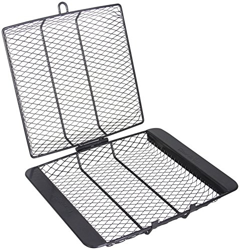 Char-Broil Antihaftbeschichteter Grillkorb, Schwarz, Silber