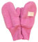 PICKAPOOH Fäustlinge aus 100 % Merinowolle, für Babys und Kinder, Fleece, rose, 3-5 Jahre