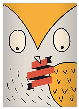 Kartenkaufrausch 8 Tolle DIN A4 Schulhefte, Rechenhefte mit großer Eule Lineatur 22 (Kariertes Heft)