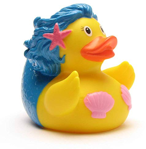 DUCKSHOP I Meerjungfrau Quietscheente I Badeente I L: 8,5 cm