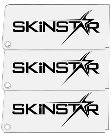 SkinStar Ski Wachs Abziehklinge Plexiklinge 3mm - 3er Set