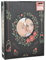 ARPAN Fotoalbum für 10,2 x 15,2 cm, mit Sichtfenster, Blumenmuster, 22 x 4,8 x 17,8 cm, Schwarz