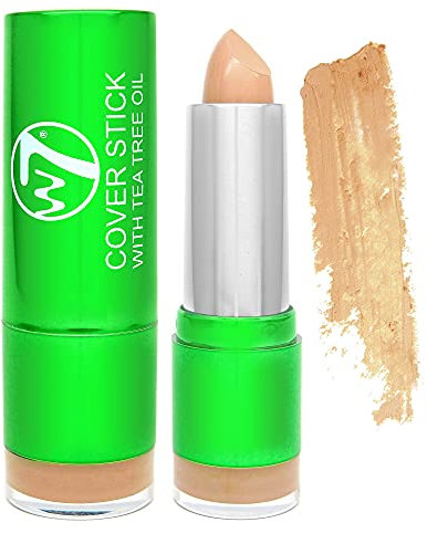 W7 Cover Stick with Tea Tree Oil Concealer – Light/Medium by W7