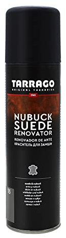 Tarrago Nubuck Suede Renovator 250 ml | Spray Impermeabilizante | Renovador para Zapatos, Bolsos, Textil, Ante y Nubuck | Waterproof - Agua y Lluvia ((15) Gris Oscuro)