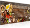 Runa Art Wall decoración de la mesa de la cocina Especias - 100 x 40 cm Vista de impresión en lienzo Salón Apartamento - listo para colgar - 019212th
