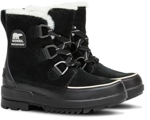 Sorel Torino 2 Waterproof wasserdichte Winterstiefel für Damen, Schwarz, 36 EU