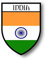 Akachafactory Aufkleber Sticker autoaufkleber Wappen Schild Flagge flaggen Fahne Indien