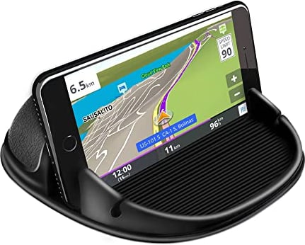 Support de téléphone Portable pour Voiture, Support de téléphone Portable pour appareils de Tableau de Bord antidérapants compatibles pour Autre Smartphone (Black)