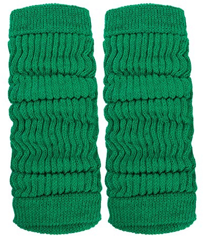 Toocool - Damen-Beinstulpen, Mädchen-Stulpen Ideal für Tanz, Modisch und warm Baby-Beinstulpen, Stulpen für Damen und Beinwärmer LO-LW01 [Eine Größe, Flagge Grün]