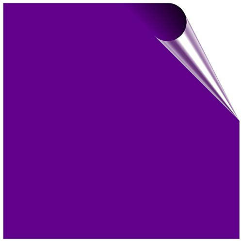 Gloss Tile Stickers for 15cm x 15cm / 150mm x 150mm / 6 Inch Waterproof for Kitchen, Splashback, for Bathroom, Self Adhesive, Peel and Stick On, Removable (Purple, 50)