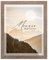 BIRAPA Monaco Bilderrahmen Holz 50x75 cm Raucheiche - Wechselrahmen Bilderrahmen Plexiglas - für Fotos, Bilder & Poster