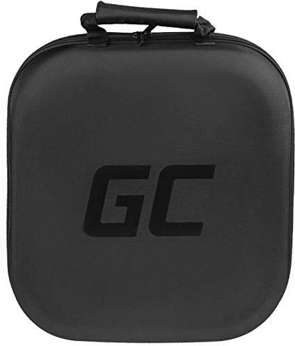 Green Cell EV Cable Storage Bag for Type 2 & 1 Charging Cables, Organiser, Portable EV PHEV Chargers, Unisex, Green, Plastic, Hard Shell, Zipper Closure, Carry Handle, 2 Year Warranty