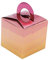 Struts Metallic Ombre Rose Gold Box Balloon Weight Pack 8