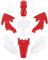 Motorrad Body Kit Kunststoff Verkleidung Kotfl¨¹gel Kotfl¨¹gel Set Motorrad Zubeh?r Fit CRF XR 50 CRF50 PIT BIKE,Sitz und Zubeh?r