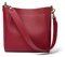 Doris&Jacky Schultertasche und Handtasche aus Leder für Damen, mittelgroß, Hobo-Schultertasche und Handtaschen, 5-weinrot