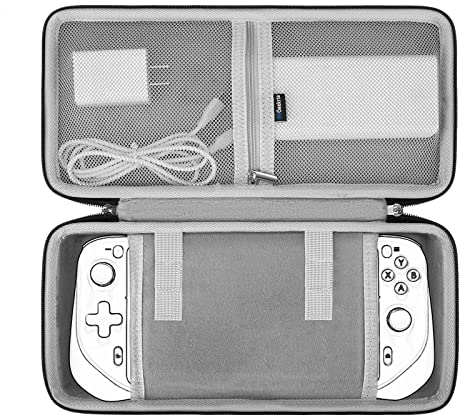 GEEKRIA Ersatz-Hartschalenkoffer Kompatibel mit Logitech G Cloud Gaming Handheld-Spielzubehör (Grau)