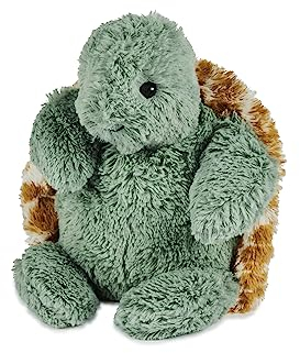Warmies Plush Baby Turtle Microwavable Weighted Teddy with French Lavender Scent, Hot or Cold for Cool Relaxation and Warm Relief