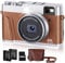 CAMKORY 4K Digitalkamera mit 32G Karte 48MP Autofokus Kamera Fotokamera Optischer Sucher 16X Zoom Kompaktkamera Fotoapparat Digitalkamera für Anfänger Jugendliche