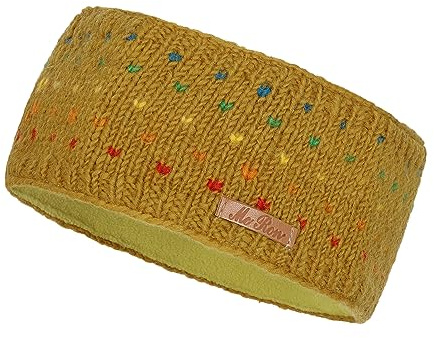 McRon Damen Gefüttertes Stirnband Nadja Regenbogen Ocker 150R