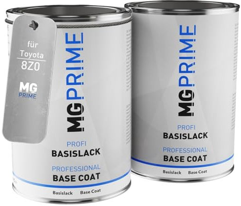 MG PRIME Autolack Set Dose spritzfertig für Toyota 8Z0 Nexa Blue Grundlack + Basislack 2,0 Liter 2000ml