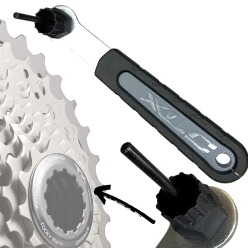 Fantic26 Fahrrad Kassettenabzieher MTB Ebike Road Ketten Verschlussring Centerlock Montage Werkzeug Nuss 5mm mit Handgriff
