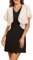 Famulily Damen Beige Schultern und Bolero Cardigans, Elegante Chiffon Schultern Schal für Frauen Hochzeit Abendkleid (M, Beige)
