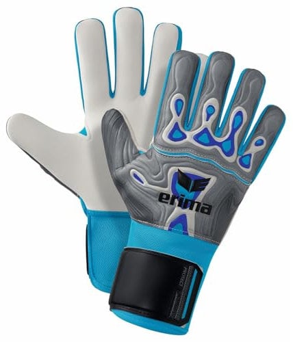 Erima Unisex Jugend Flex-Ray Protect 2.0 Torwarthandschuh (7222402), grau/blau, 3