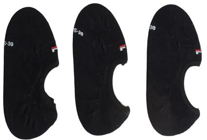 FILA 3er-Pack Pinkies F1252 Unsichtbare Socken für Damen und Herren