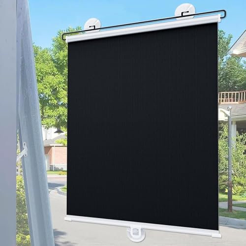 Tenda Avvolgibile Con Ventose Tenda Oscurante Portatile Retrattile Parasole a Rullo Oscuranti Protezione SolareTenda Avvolgibile Per Finestre a Tetto Persiane Privacy