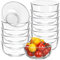 Xaztr Lot de 12 mini ramequins en verre de 8,9 cm pour la préparation de la cuisine, les desserts, les sauces, les bonbons ou les nœuds en noix