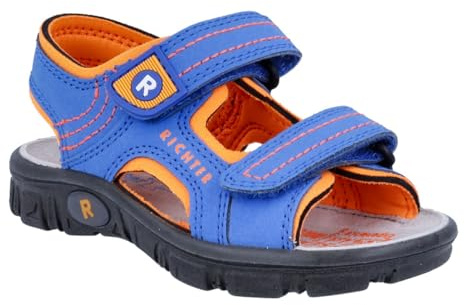 Richter Jungen Adventure Sandale, Blau, 34 EU