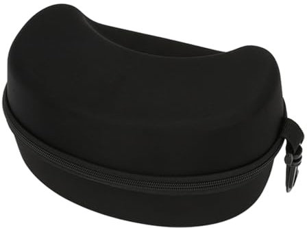 Lerpwige EVA-Schutzetui für Ski- und Snowboardbrillen aller Formen und Größen, Snowboardbrillen-Etui mit Karabiner