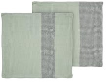 Blomus Spültücher 2er Set -GANO- Spültuch aus 100% Baumwolle 25x25cm (Desert Sage)