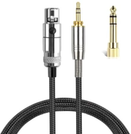 KASFDBMO Câble flexible 3,5 mm vers XLR3Pin pour casque K240/K240 MKII/K141/K171 0,3 cm vers XLR mâle 200 cm