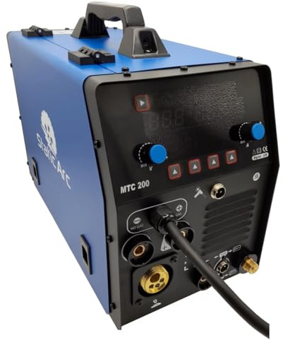 MTC 200 SYNERGIC Welder Plasma Cutter 5in1 MIG MMA ARC TIG Cut SPOT Weld 200A