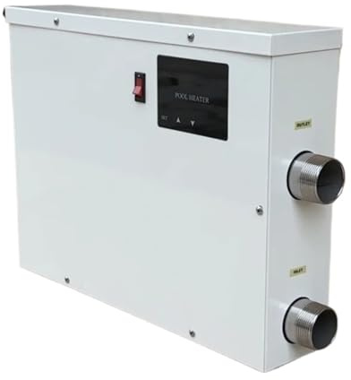 TRDEWR Chauffe-Eau Électrique for Spa De 11 KW avec Thermostat Et Écran Tactile for Piscine Hors Sol Et Baignoire Spa Chauffage Rapide