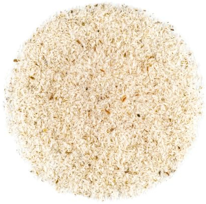 Flohsamenschalen Getrocknet - Glutenfreie Pflanzliche Schalen | reines Naturprodukt aus feiner Auslese für den bewussten täglichen Speiseplan