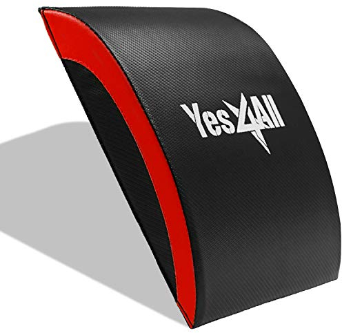 Yes4All Bauchmuskel-Matte, Ab Übung Matte Core Trainer , Gymnastikmatte mit Steißbein Schutzpolster/Bauchkeil - Bauchmatte Unterstützung für Abdominal Training, Sit-Up-Pad Bauch