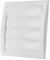 Ø 150mm Rejilla de Ventilación con Láminas Móviles - Plástico, Blanco