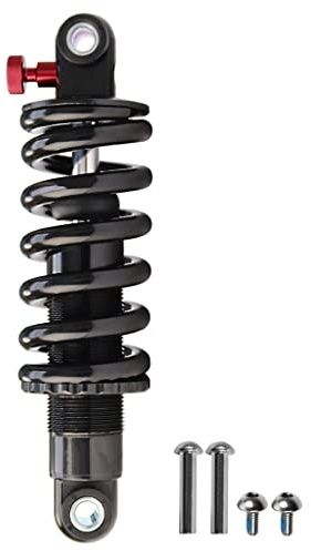 VPPV MTB Fahrrad Dämpfer 165mm 190mm, Fahrradabsorber Federung 125mm 150mm Rebound/Lock Out 650 Lbs für Mountain XC Elektrofahrrad