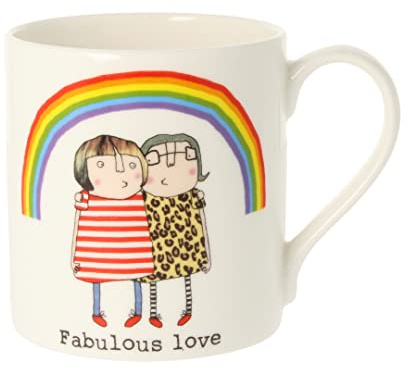 Rosie Made A Thing Fabulous Love Female Couple Mug Bone China Mug Gift Idea Her QRH61