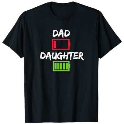 Dad Daughter Battery T-Shirt